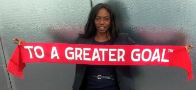 Il ritratto di Isha Johansen, la Signora del calcio della Sierra Leone, alla sua prima partecipazione alla Coppa d&#039;Africa