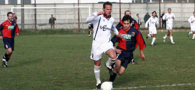 Piero Daddi con la maglia del Favria, 19 gol nella stagione 2006-2007