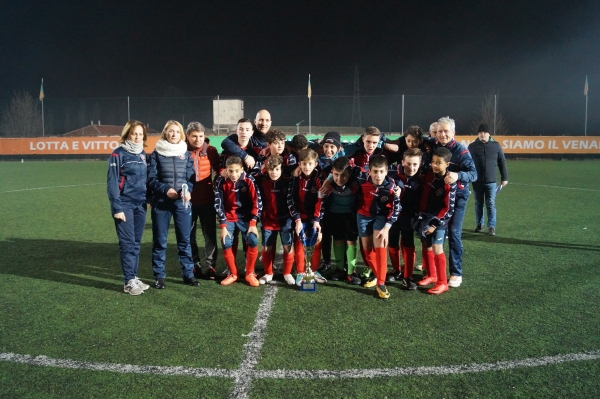 La squadra del Pianezza vincirrice della caregoria 2005