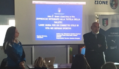 Workshop al Centro Federale di Gassino sulla sana alimentazione