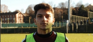 Pasquale Surace della Rivarolese, autore di 4 gol nel derby con il Cirié