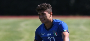 Nicola Rauti con la maglia della nazionale