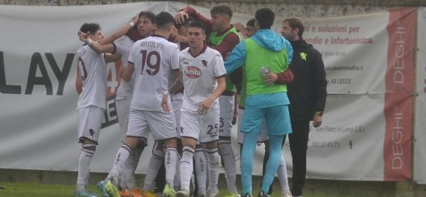 L'esultanza del Torino Primavera