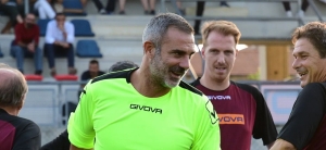 Stefano Sorrentino in una recente amichevole di beneficenza