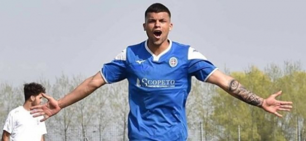Leonardo Pereira, top scorer del Girone A insieme a Nicol&ograve; Poppa dell'Alessandria a quota 9