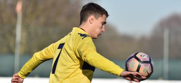 Riccardo D'Ippolito, ex Torino e Atletico Torino, con la maglia del Rivoli