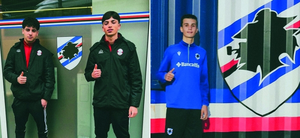 Cbs - Provino alla Sampdoria per Stefano Chirica, Edoardo Libraro e Samuele Schito