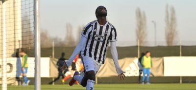 Samuel Iling-Junior, autore del primo dei due gol della Juventus nel successo sul Sassuolo