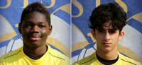 Amadou Badji e Zaccaria Rihi dello Spazio Talent Soccer U17 
