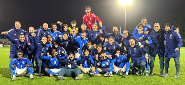 Italia Under 18 - Gli Azzurrini concludono al primo posto: 2-1 all’Irlanda a Glasgow