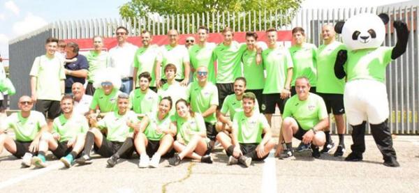 Il gruppo degli allenatori dello Sca Asti