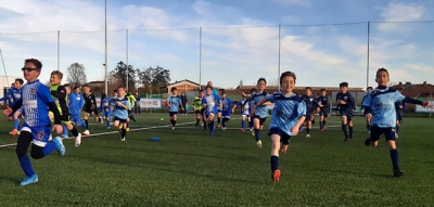 Scuola calcio Chieri: Francesco Marcarini al Camp Nou con il Barcellona