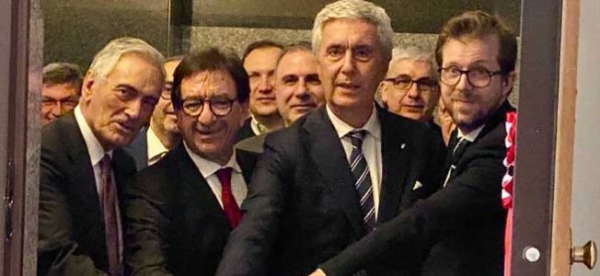 Gravina e Sibilia all'inaugurazione della nuova sede del comitato regionale Piemonte Valle d&rsquo;Aosta