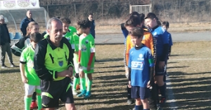 Le squadre che entrano in campo