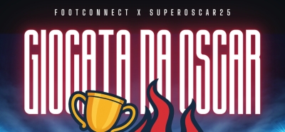 FootConnect è il main sponsor del SuperOscar 2025: premi per tutte le categorie con la challenge “Giocata da Oscar”