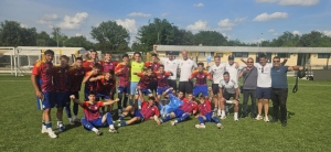 L'Hajduk Spalato festeggia la vittoria del torneo