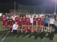 Il gruppo del Vanchiglia guidati dal tecnico Alessandro Cucinotto