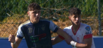 Fabio Giambertone con la maglia del Chisola