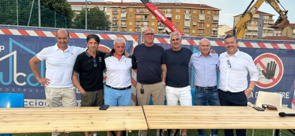 Nichelino FC (senza Hesperia), partiti i lavori all’impianto sportivo: “Oggi parte la nostra nuova storia”