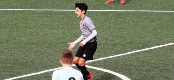 Alessandro Licco, autore di una doppietta nella sconfitta dell'Alessandria con il Como