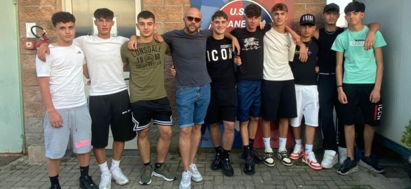 Alessandro Froio con Olivero, Menniti, Termine, Monastero, Laneri, Boscaro, Correnti, Porcu e Giliberto