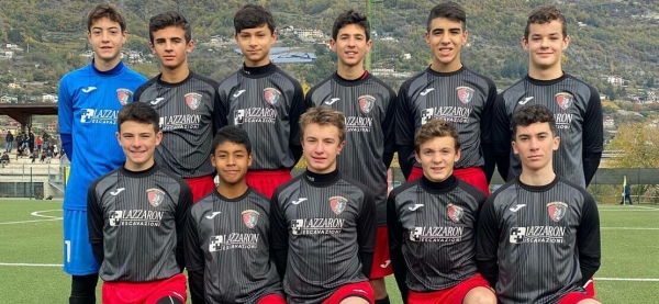 Aygreville nel prepartita contro l'Alpignano