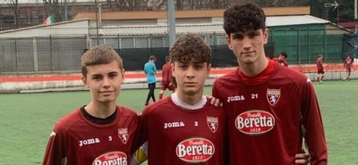 Under 14 Regionali / Allenamenti al Torino per Olivero, Rinaudo e Samaritano della Giovanile Centallo