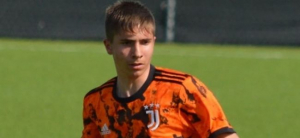 Andrea Orlando, autore del gol vittoria per la Juventus Under 16 sul campo del L.R. Vicenza
